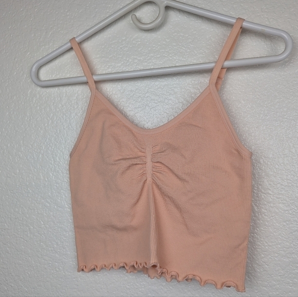 NWOT Spiritual Gangster hart seamless ruffle bra - Picture 1 of 3